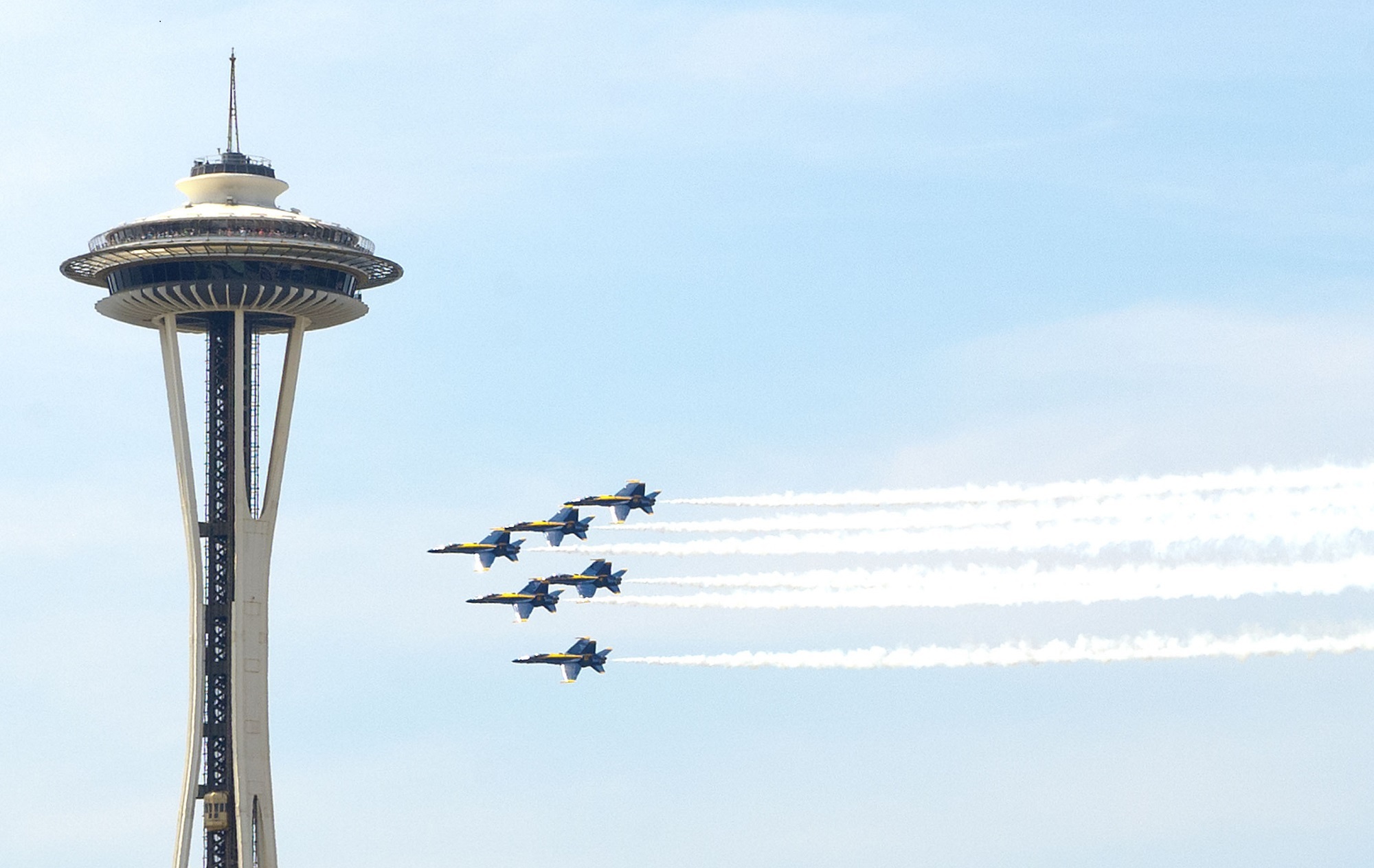 Blue Angels Space Needle